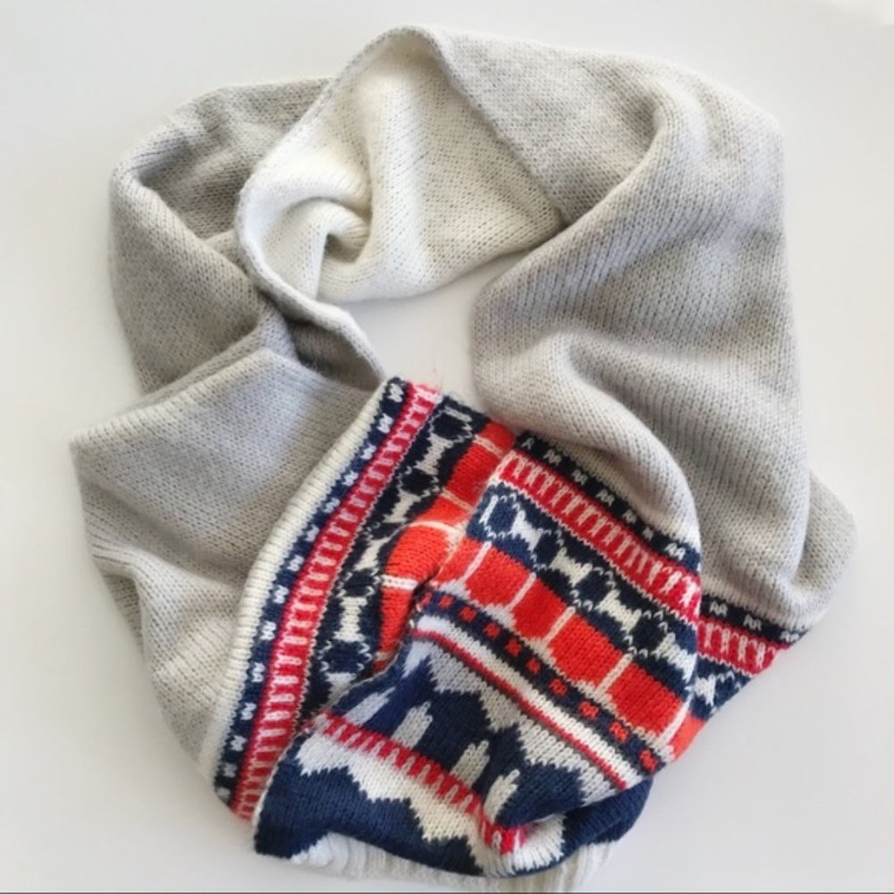 Gap Cozy Long Scarf Ski Resort Mohair Blend Winter